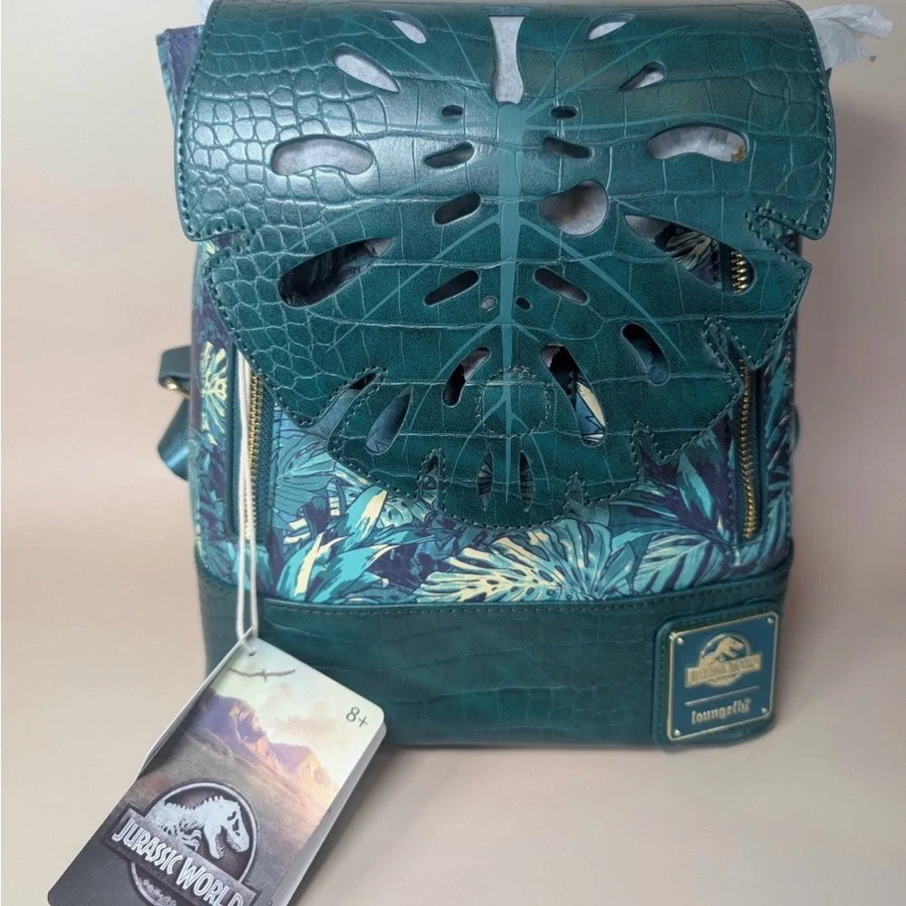 New Jurassic World Jungle Glow in the Dark Mini Backpack Loungefly.